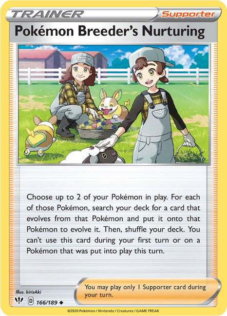 Pokémon Breeder´s Nurturing - 166/189 - uncommon