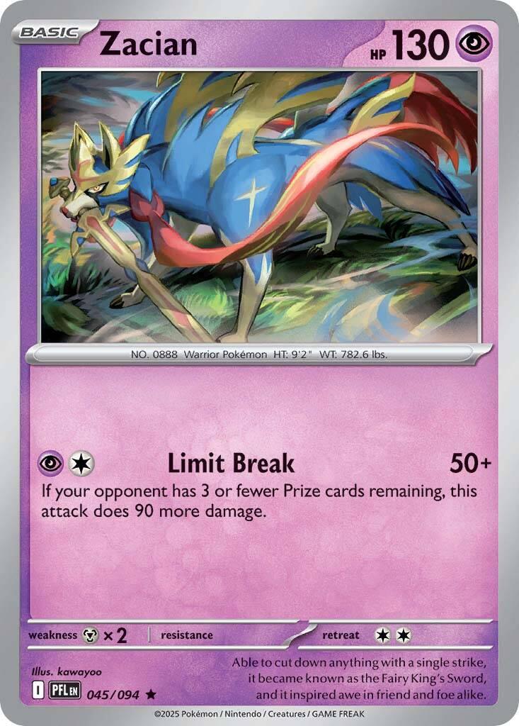 Zacian - 045/094 - rare