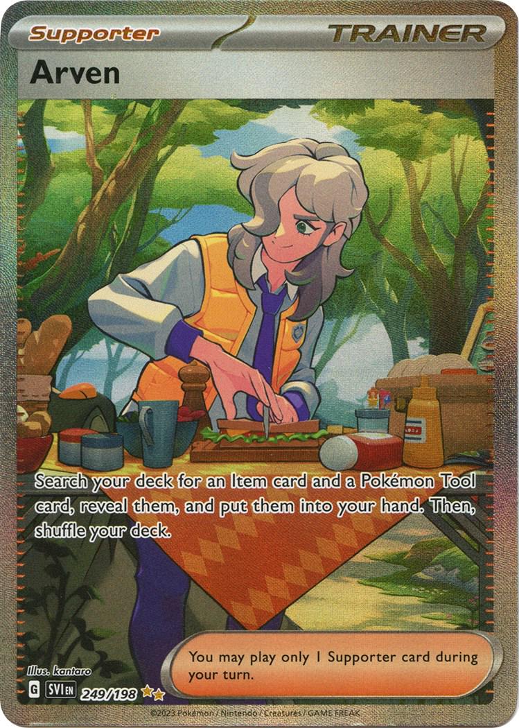 Arven - 249/198 - Full art ultra Rare