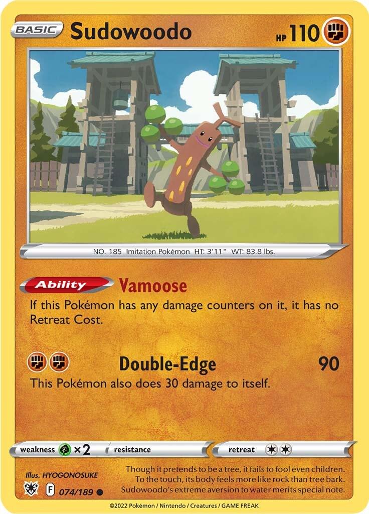 Sudowoodo - 074/189 - Common