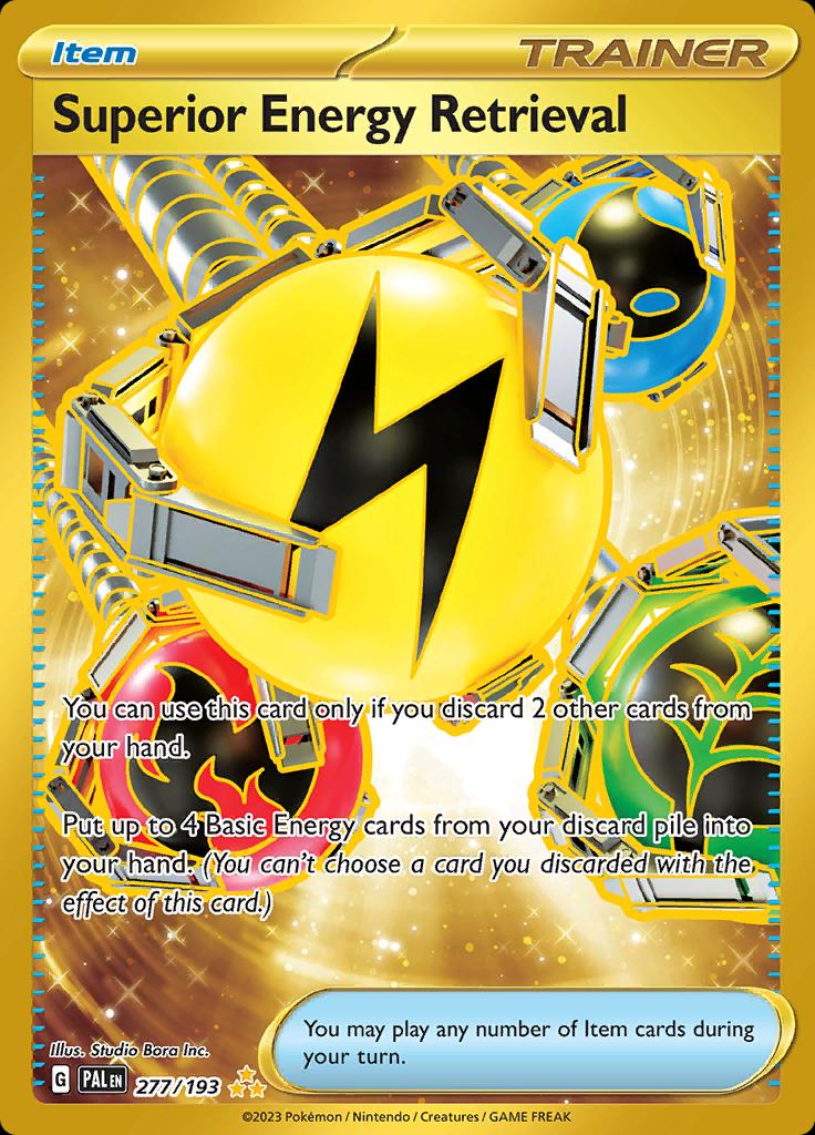 Superior Energy Retrieval - 277/193 - Full art ultra rare gold