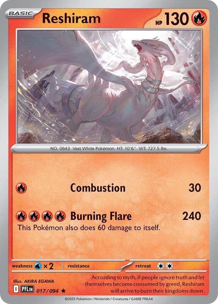 Reshiram - 017/094 - holo rare