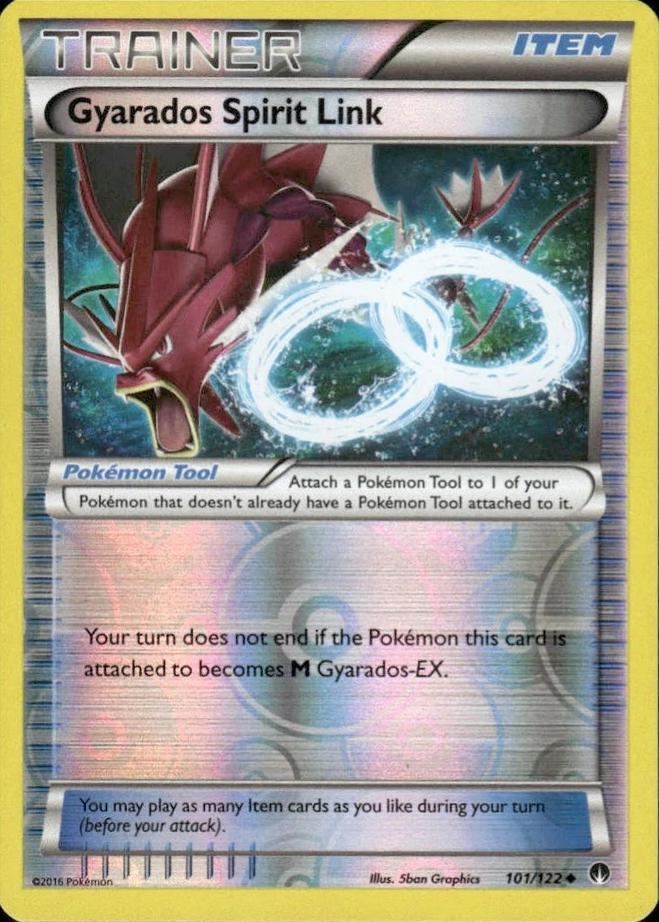 Gyarados Spirit Link - 101/122 - uncommon reverse holo