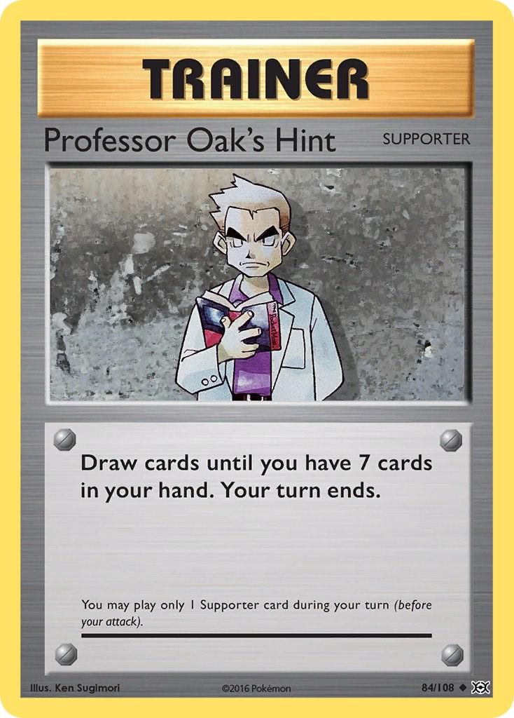 Professor Oak´s Hint - 84/108 - uncommon