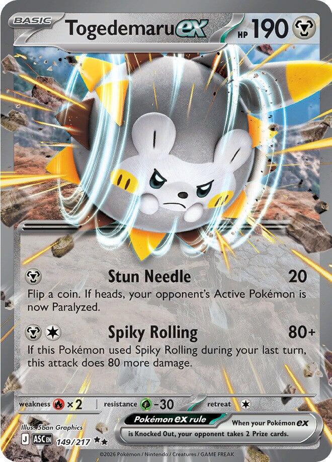 Togedemaru ex - 149/217 - Ultra Rare