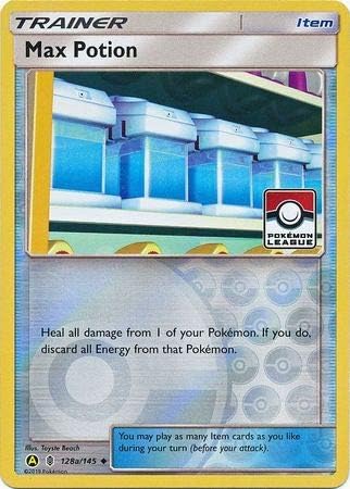 Max Potion - 128a/145 - uncommon reverse league promo