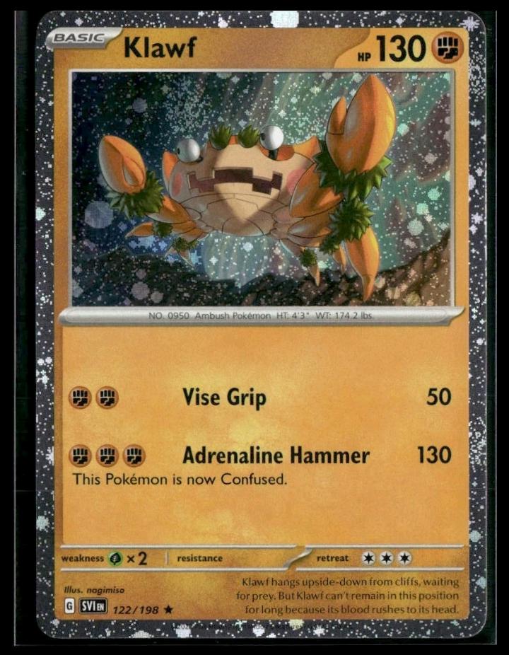Klawf - 122/198 - Rare Cosmos Holo