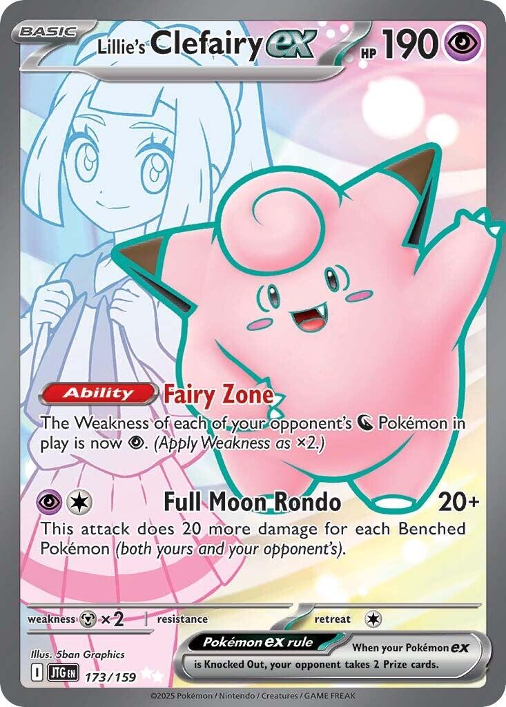 Lillie´s Clefairy ex - 173/159 - Full art ultra Rare