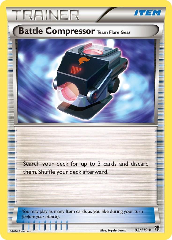 Battle Compressor Team Flare Gear - 92/119 - uncommon