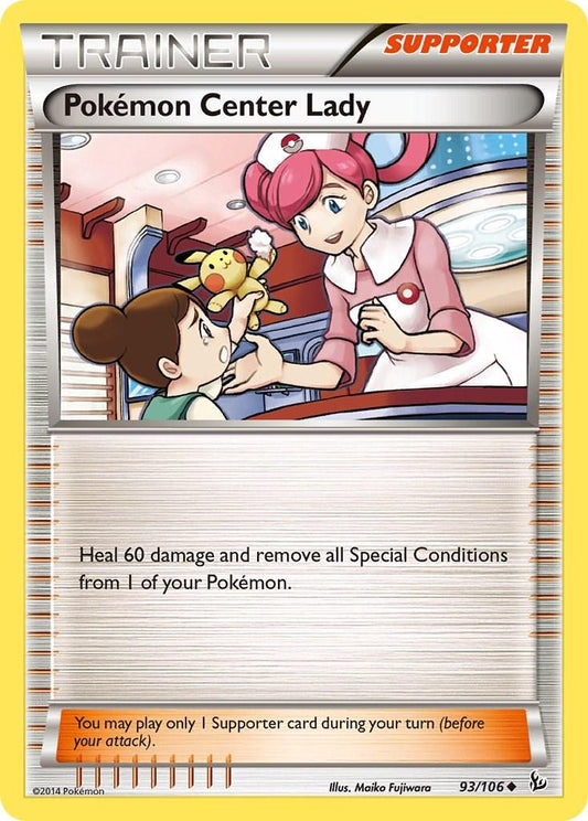 Pokémon Center Lady - 93/106 - uncommon