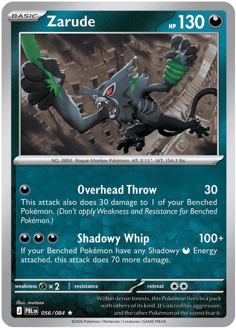 Zarude - 056/084 - Holo Rare