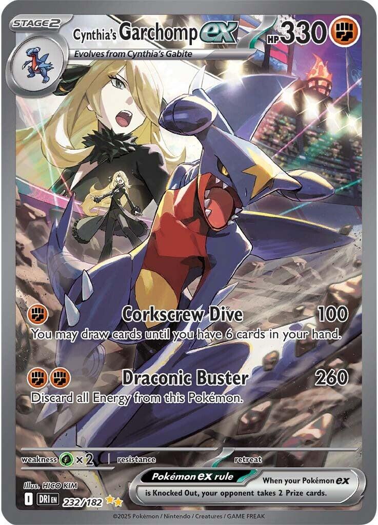 Cynthia´s Garchomp ex - 232/182 - Special Illustration Rare