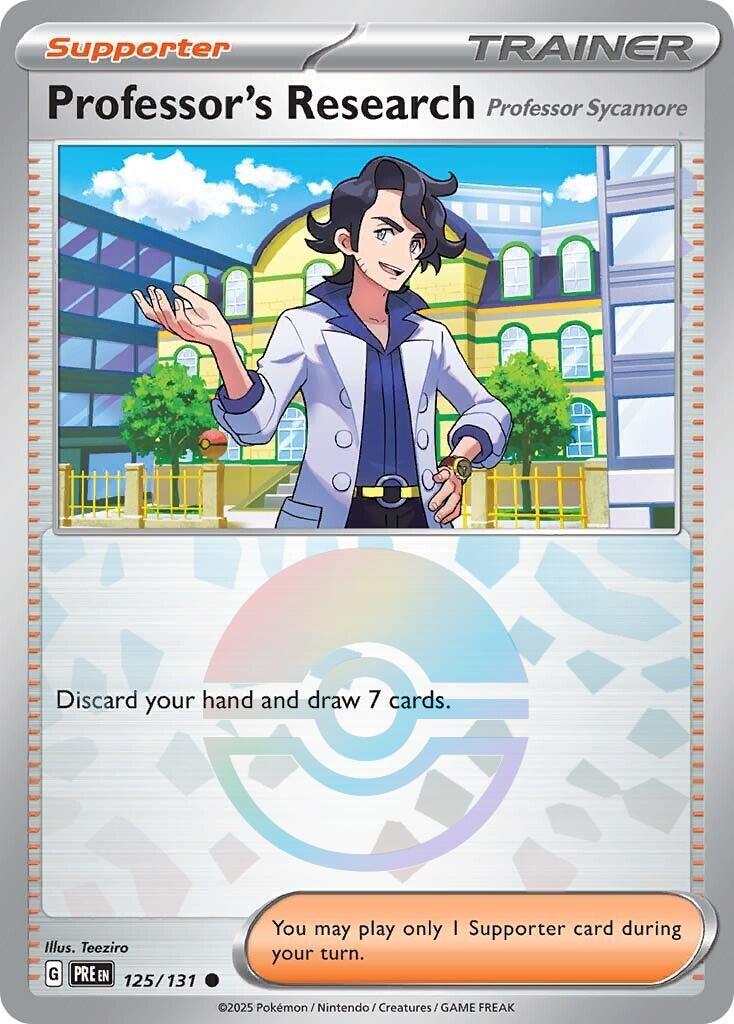Professor´s Research - Professor Sycamore - 125/131 - Common Reverse Pokéball