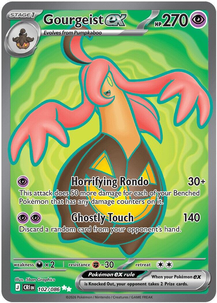 Gourgeist ex - 102/086 - Full art ultra Rare
