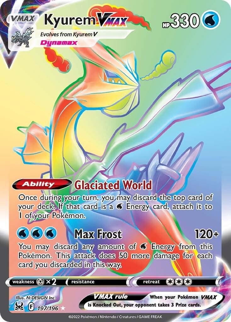 Kyurem VMAX - 197/196 - Hyper Rare
