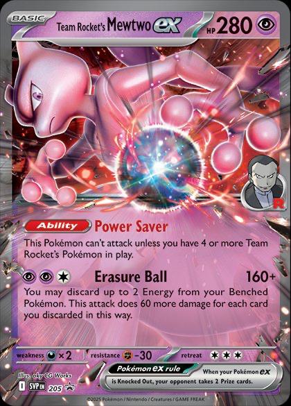 Team Rocket´s Mewtwo ex - SVP205 - Promo