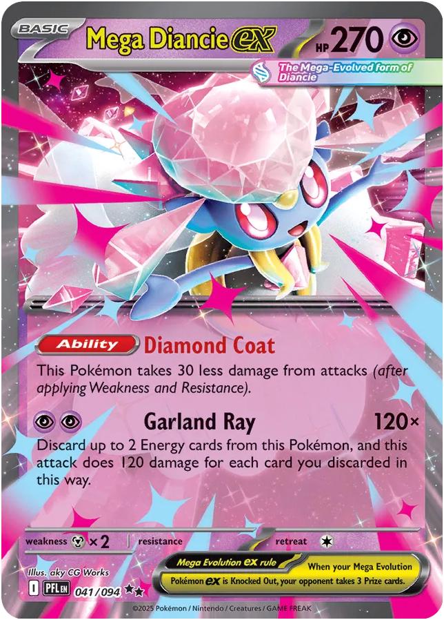 Mega Diancie ex - 041/094 - ultra rare