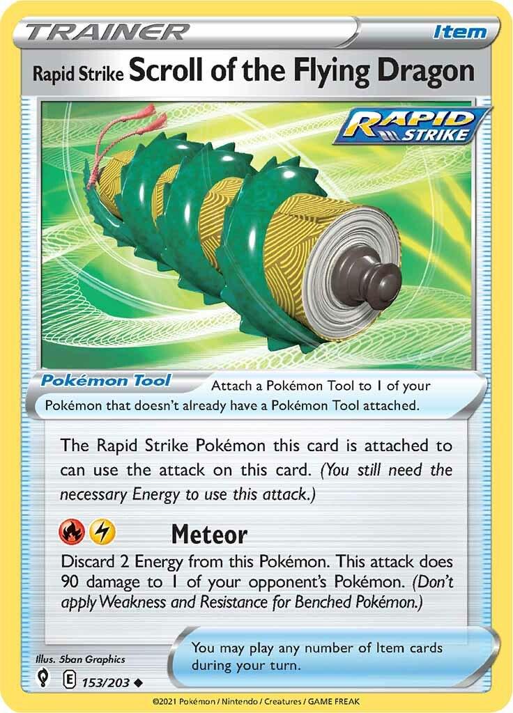 Scroll of the Flying Dragon Rapid Strike - 153/203 - uncommon