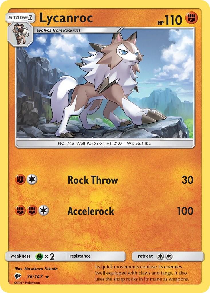 Lycanroc - 76/147 - Rare