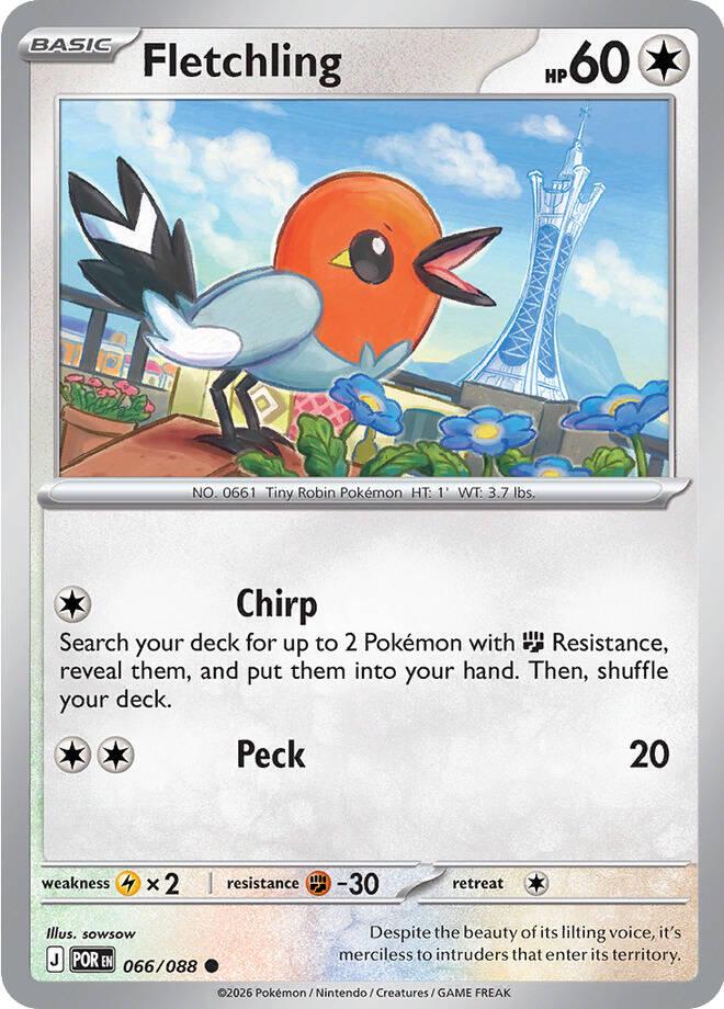 Fletchling - 066/088 - Common - Sowsow