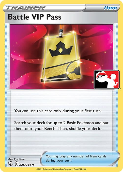 Battle VIP Pass - 225/264 - uncommon prize pack