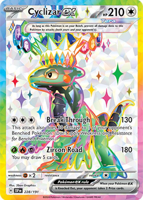 Cyclizar ex - 228/191 - Full art ultra rare