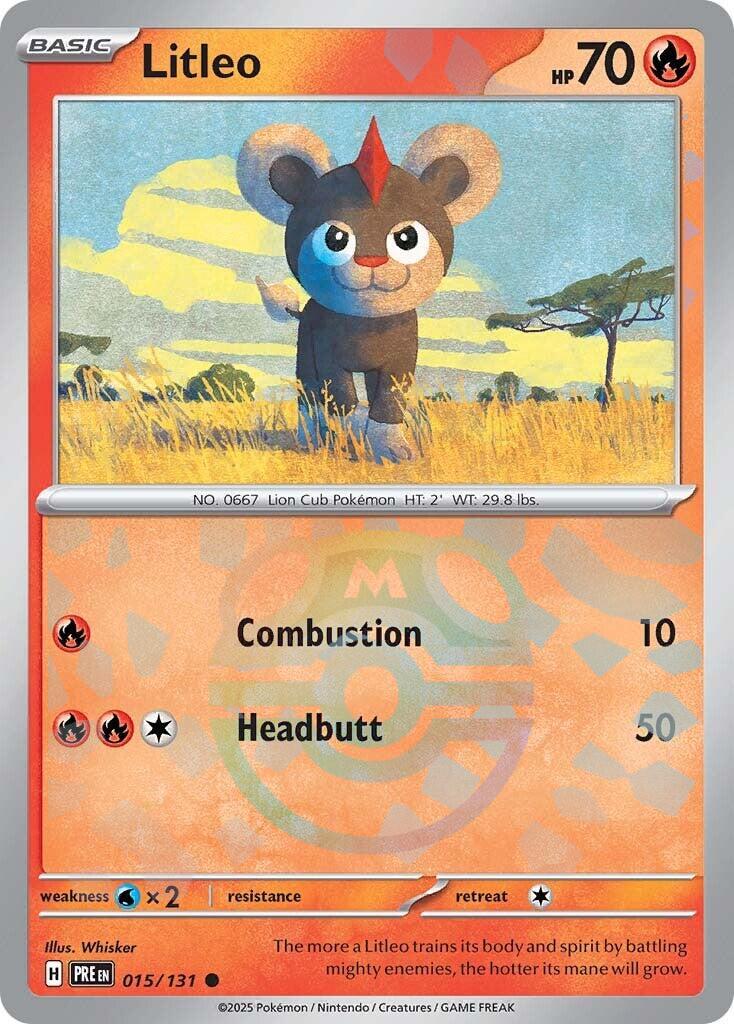 Litleo - 015/131 - Masterball Holo