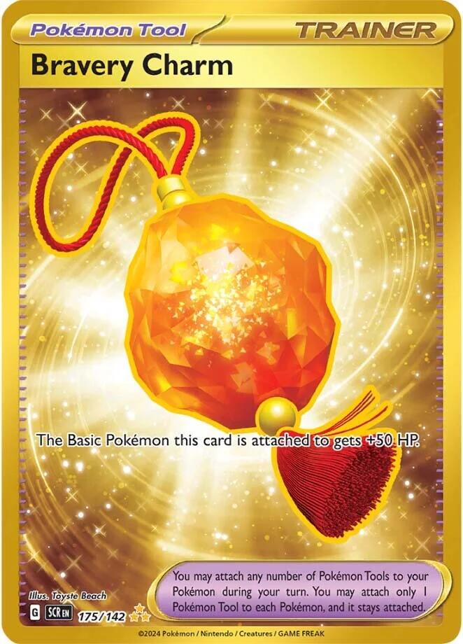 Bravery Charm - 175/142 - Secret rare gold