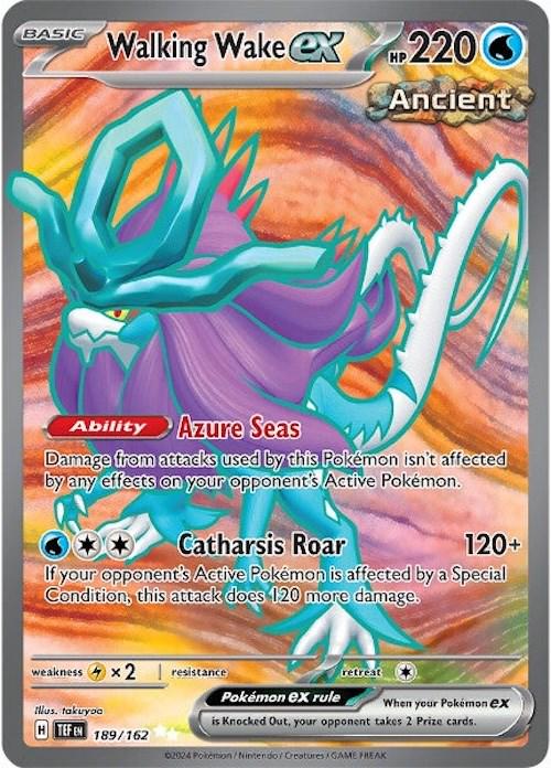 Walking Wake ex - 189/162 - full art ultra rare