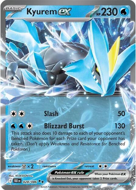 Kyurem ex - 028/086 - Ultra Rare JUMBO