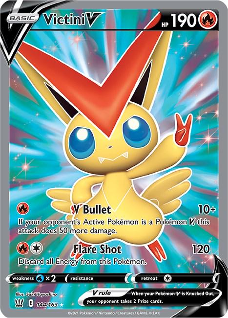 Victini V - 144/163 - Full art ultra rare