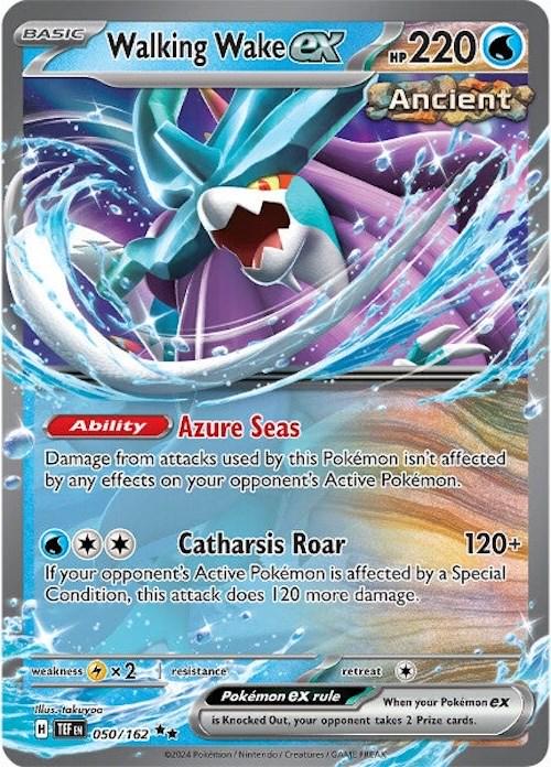 Walking Wake ex - 050/162 - ultra rare
