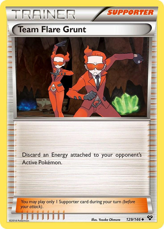 Team Flare Grunt - 129/146 - uncommon
