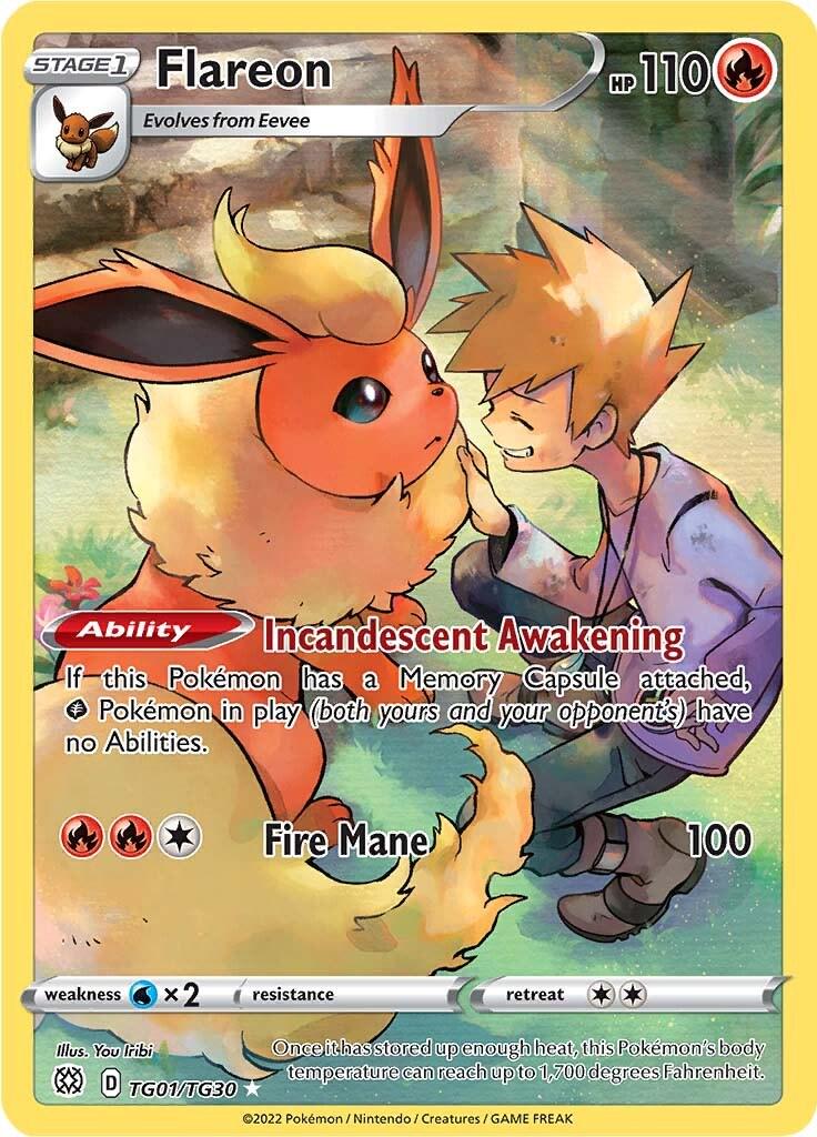 Flareon - TG01/TG30 - Trainer´s Gallery Rare