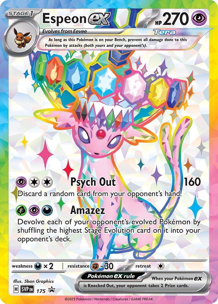 Espeon ex - SVP175 - Full art Promo