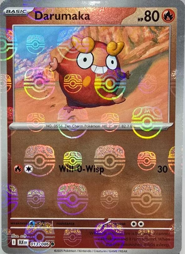 Darumaka - 013/086 - Common Reverse Master Ball