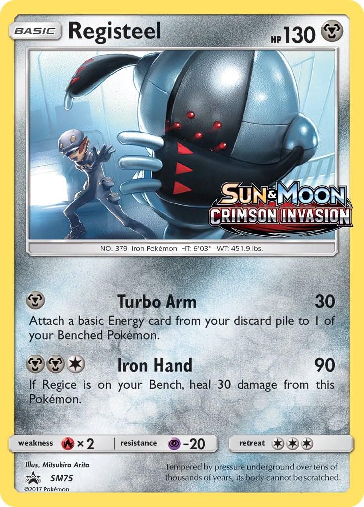 Registeel - SM75 - Prerelease Promo