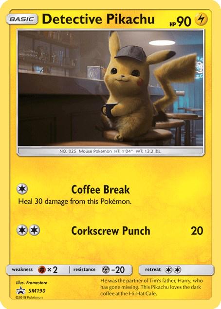 Detective Pikachu - SM190 - Holo promo