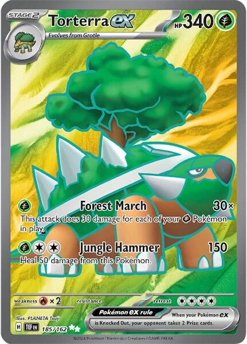 Torterra ex - 185/162 - Full art ultra rare