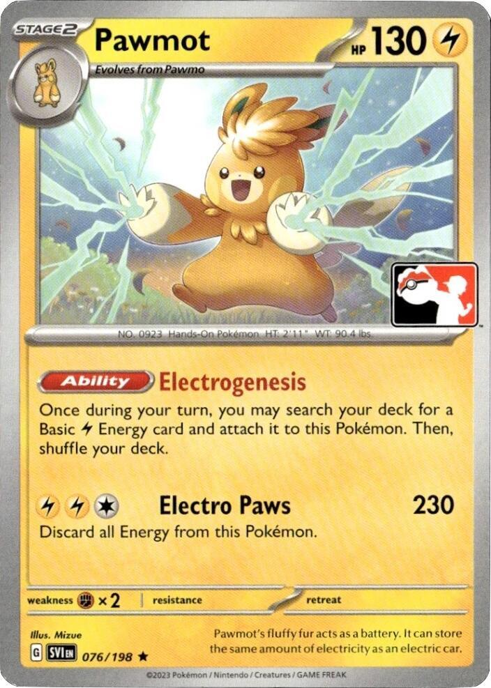 Pawmot - 076/198 - Rare - Prize Pack