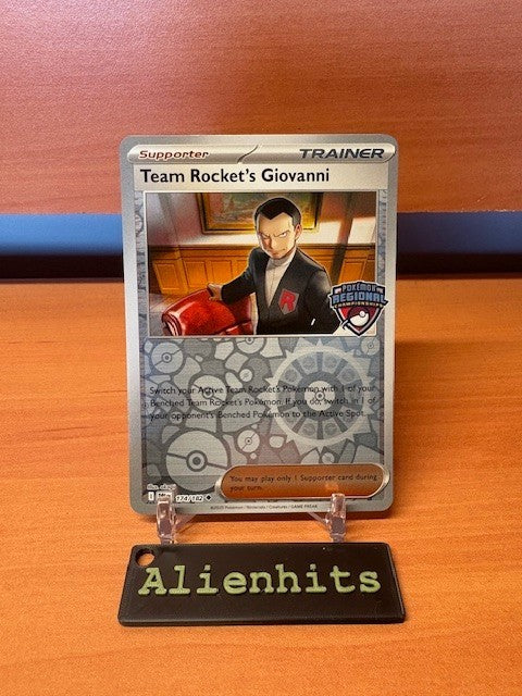 Team Rocket´s Giovanni - 174/182 - Uncommon reverse Regional promo