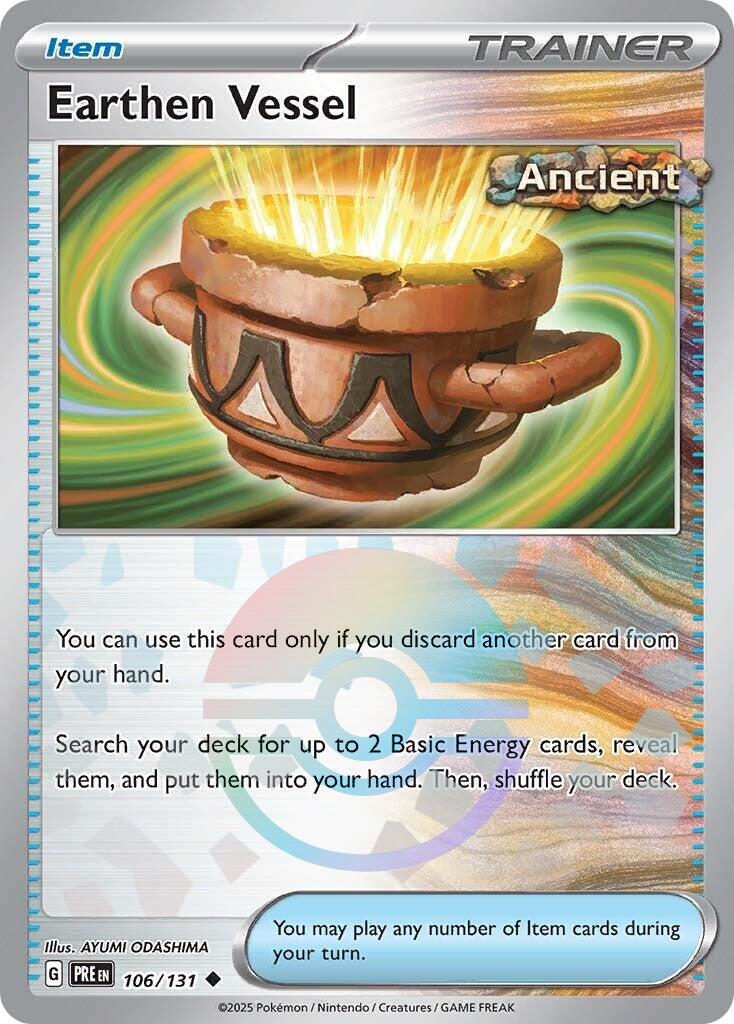 Earthen Vessel - 106/131 - Uncommon reverse Pokéball