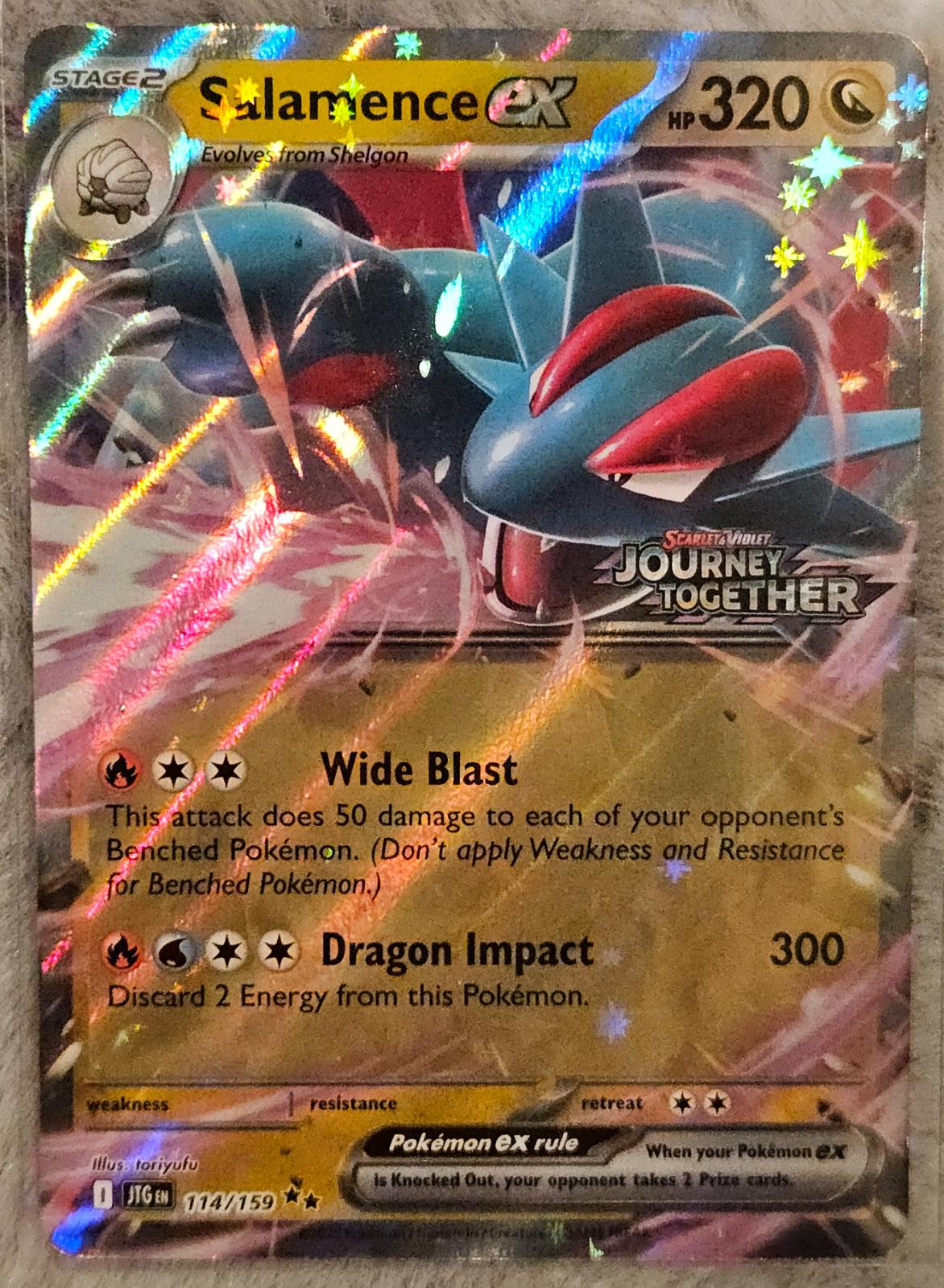 Salamence ex - 114/159 - Ultra Rare Stamped