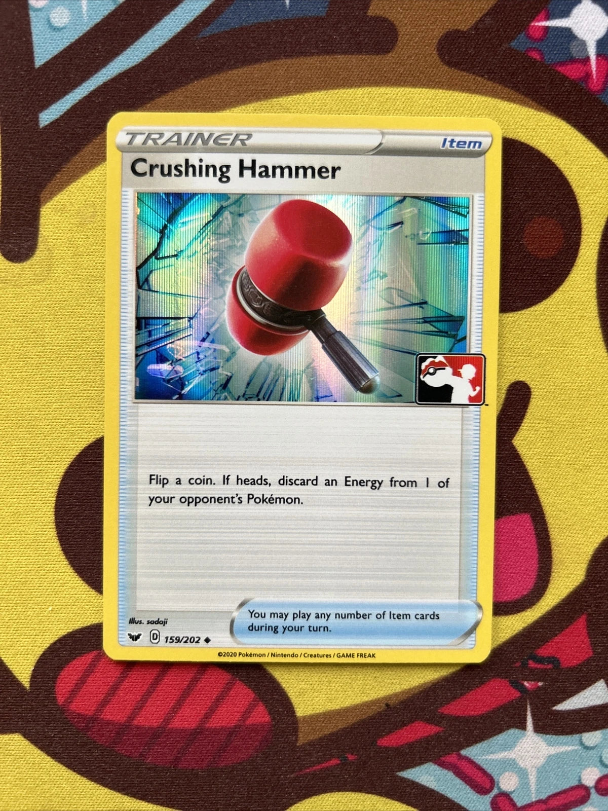 Crushing Hammer - 159/202 - uncommon holo prize pack