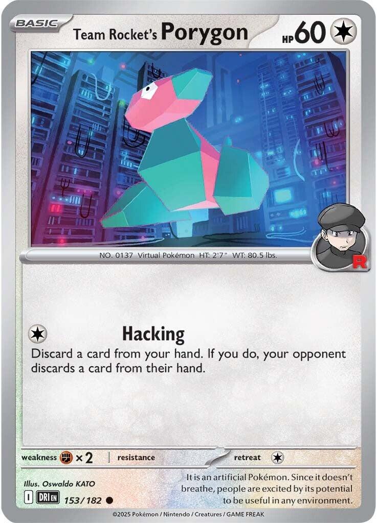 Team Rocket´s Porygon - 153/182 - common
