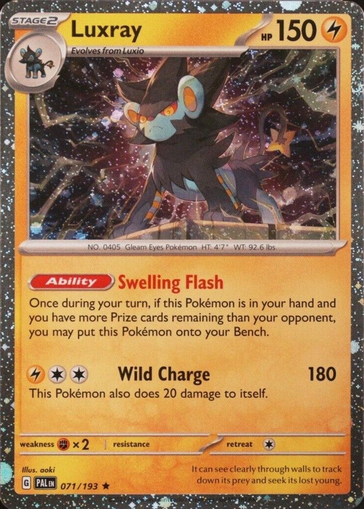 Luxray - 071/193 - Cosmos Holo Rare