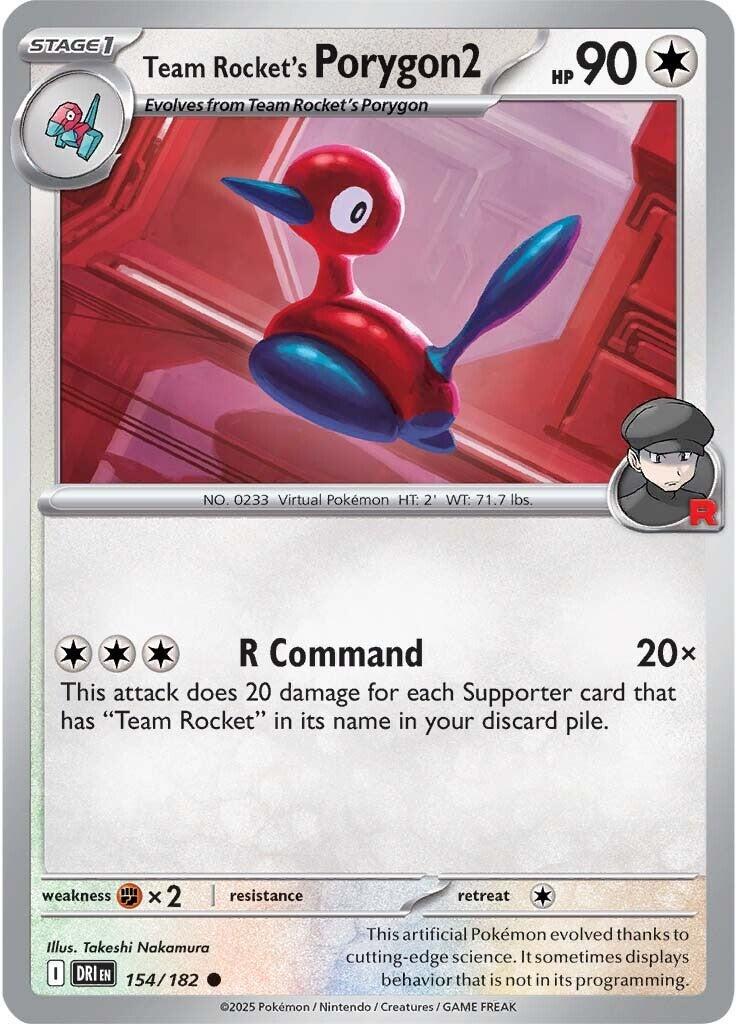 Team Rocket´s Porygon2 - 154/182 - common