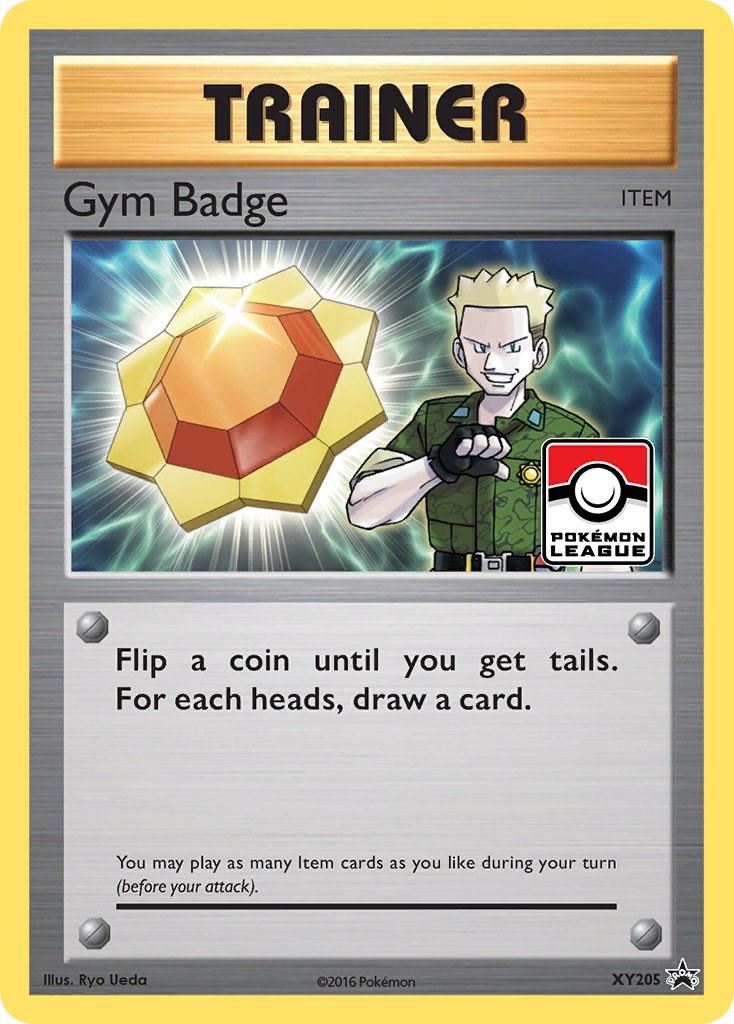 Gym Badge Lt. Surge - XY205 - holo promo