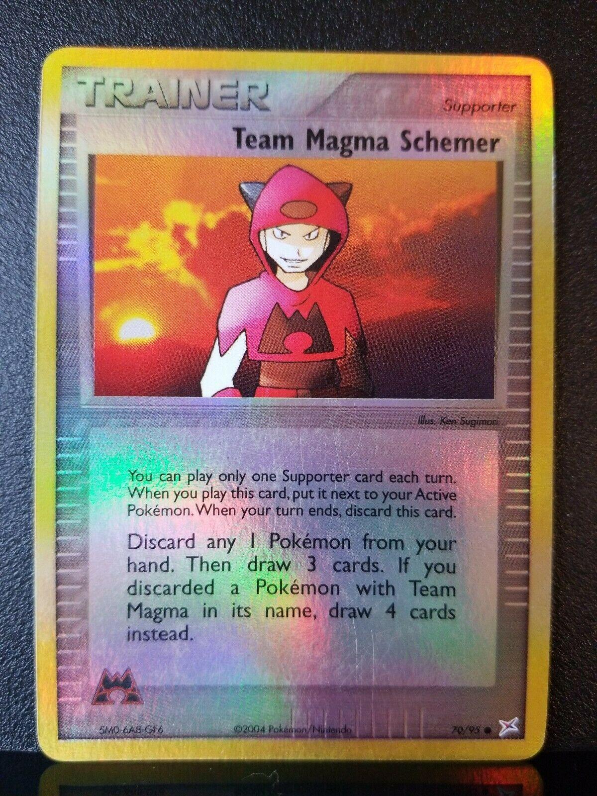 Team Magma Schemer - 70/95 - Common reverse