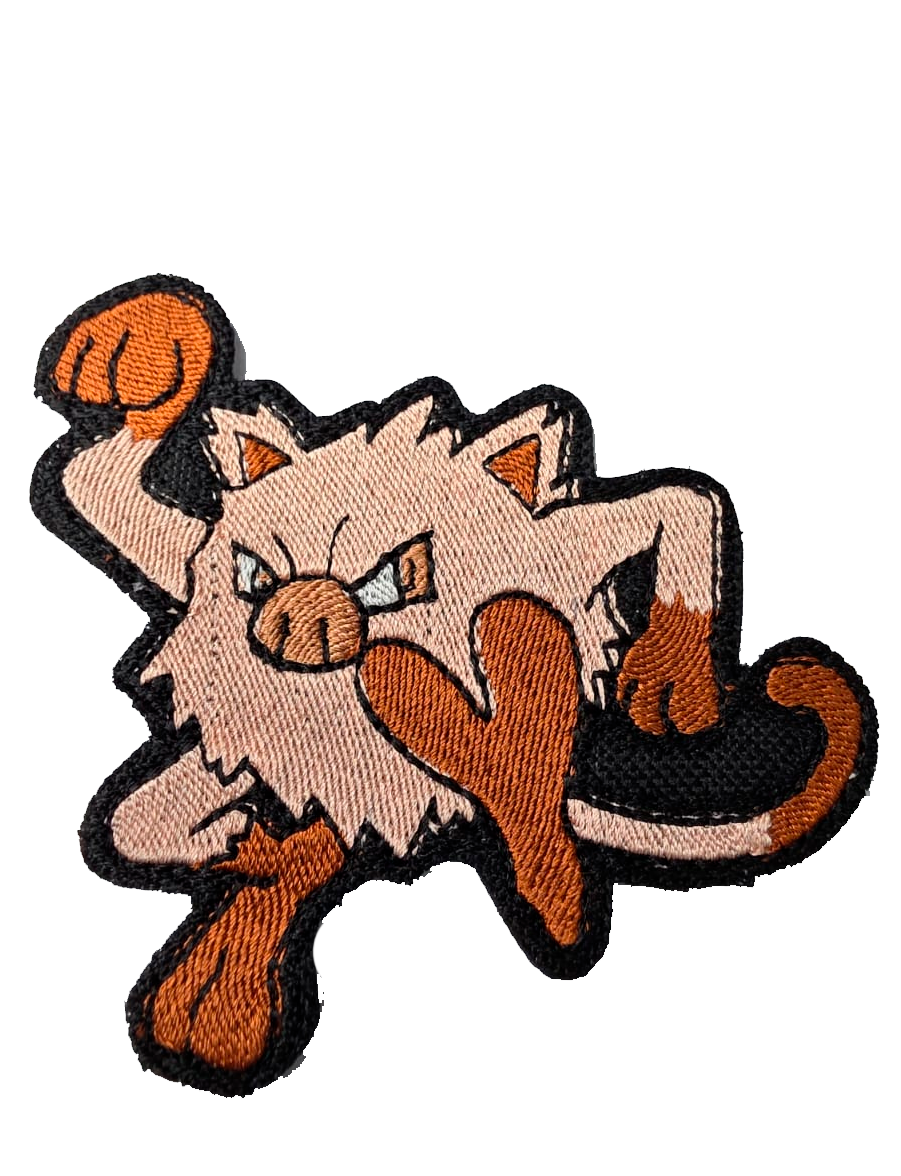 0056 Mankey - Parche Bordado